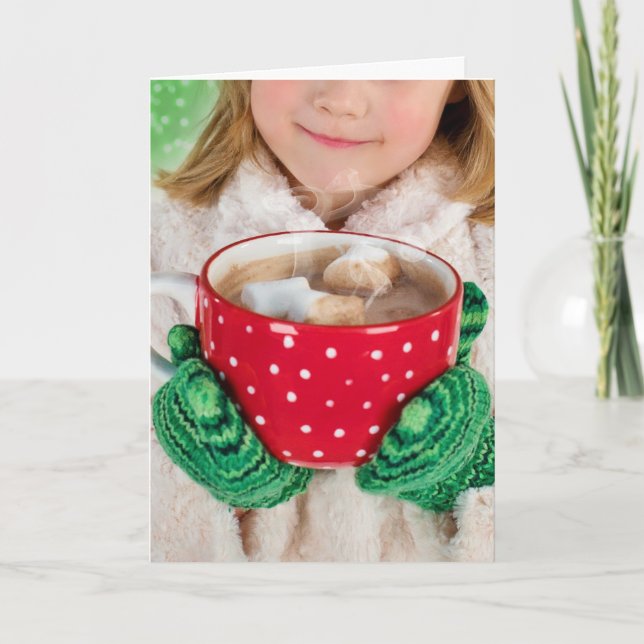 CUP GLÜCKLICHER KLEINER MÄDCHEN-GEBURTSTAGSKARTEN KARTE (Vorderseite)