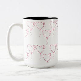 Cup Herz Valentinstag Geschenk Zweifarbige Tasse