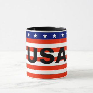 Cup mit amerikanischer Flagge Tasse