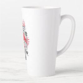 Cup mit dem Bild eines roten Flamingos Milchtasse