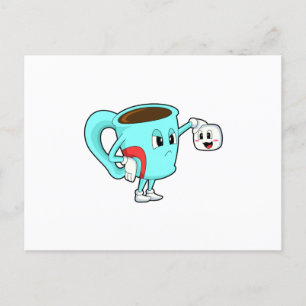 Cup mit Kaffee.PNG Postkarte