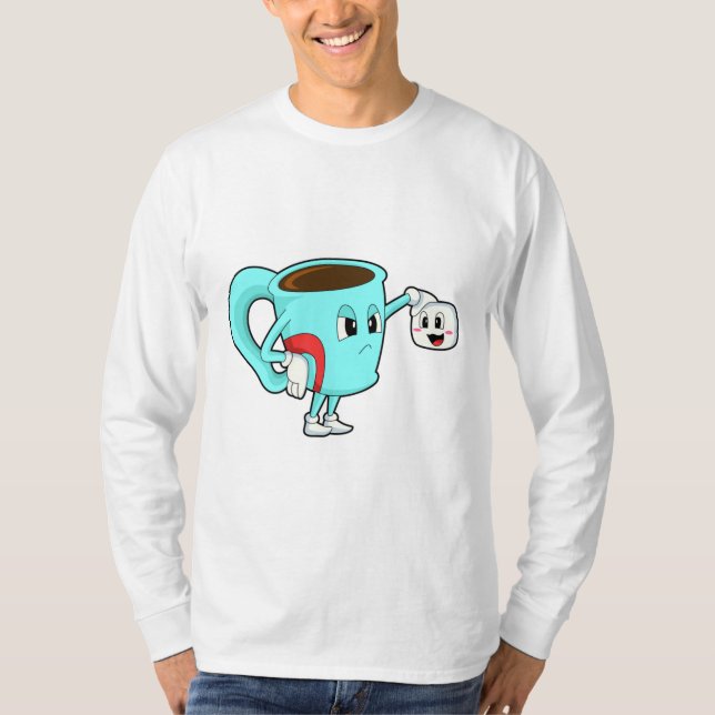 Cup mit Kaffee.PNG T-Shirt (Vorderseite)