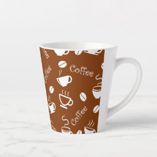 Cup mit Kaffeemuster Milchtasse
