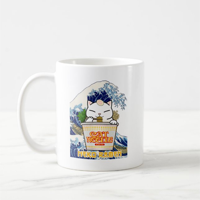 Cup Noodle Ramen Cat Kaffeetasse (Links)