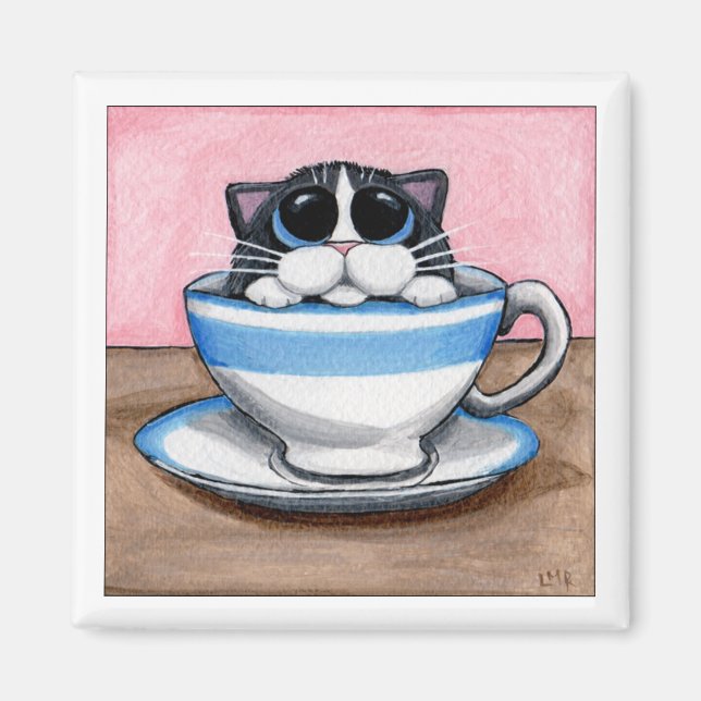 Cup O Kitty Magnet (Vorne)