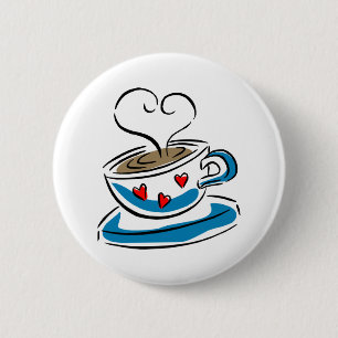Cup 'o Liebe Button