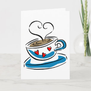 Cup 'o Liebe Feiertagskarte