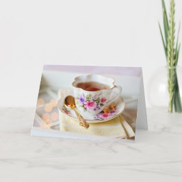 CUP o TEA BLANK - JEDER ANLASS CARD Dankeskarte