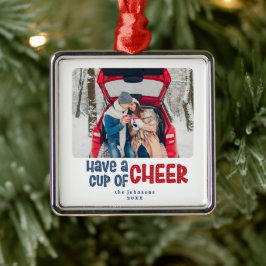 Cup of Cheer Foto Weihnachtsschmuck