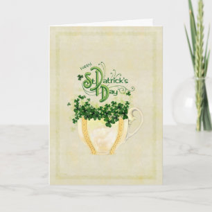 Cup of Cheer St. Patrick's Card Karte