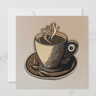 Cup of coffee einladung