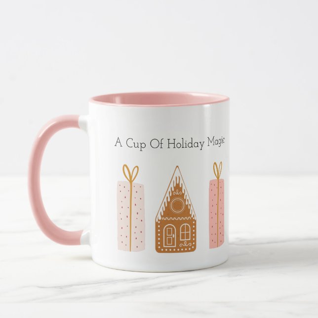 Cup of Holiday Magic Weihnachts-Tasse Tasse (Links)