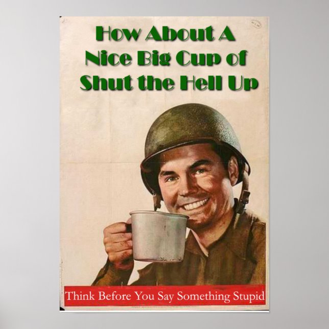 Cup of STHU Poster (Vorne)