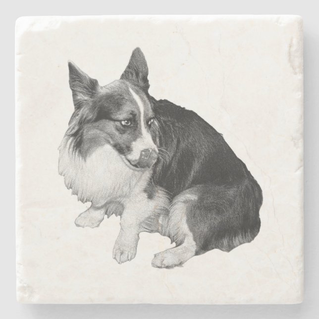 Cup Perle, Foxy Friend Steinuntersetzer (Vorderseite)