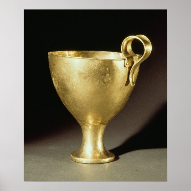 Cup von Shaft Grab IV, Mycenae Poster (Vorne)