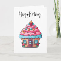 Cupacke House Client Happy Birthday Card