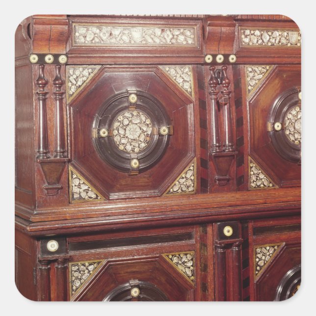 Cupboard Quadratischer Aufkleber (Vorderseite)
