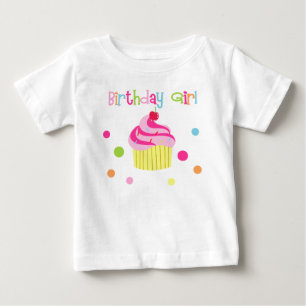 Cupcake 1st Birthday Girl T-Shirt Tshirt Shirt