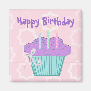 Cupcake Alles Gute zum Geburtstag Magnet