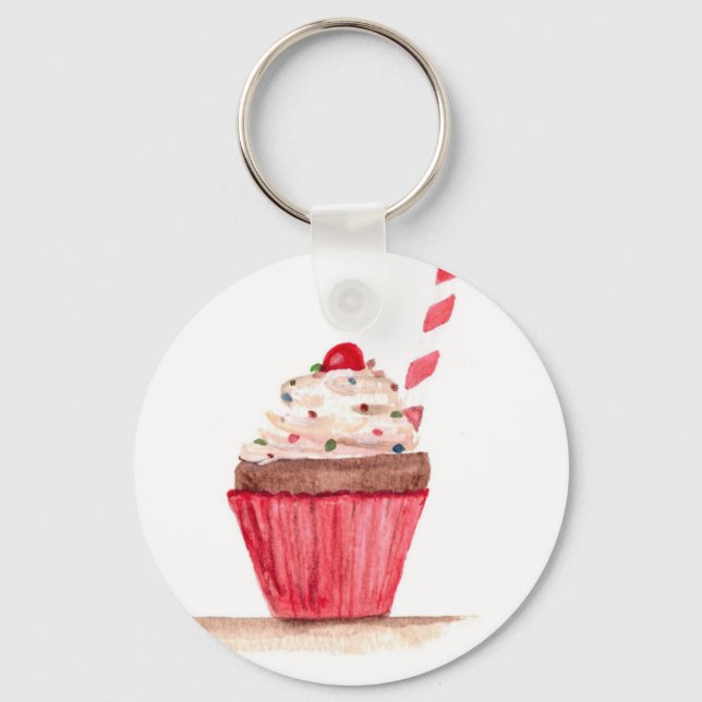 Cupcake Art Schlüsselanhänger (Vorderseite)