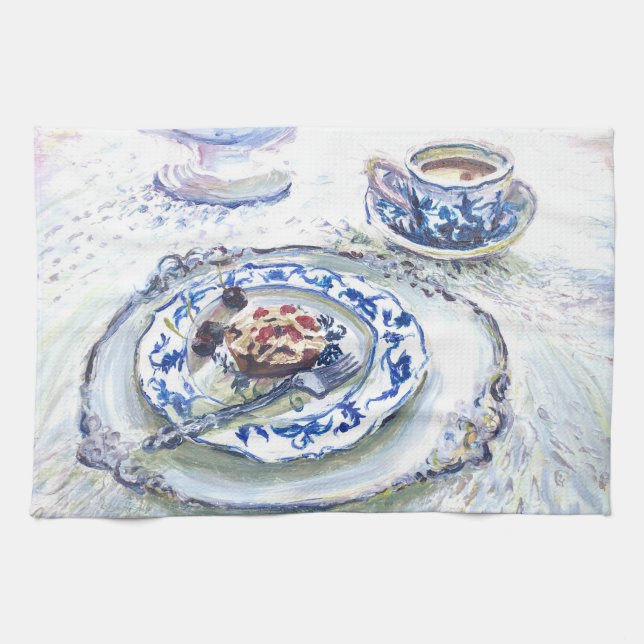 Cupcake Art Teetuch Geschirrtuch (Horizontal)