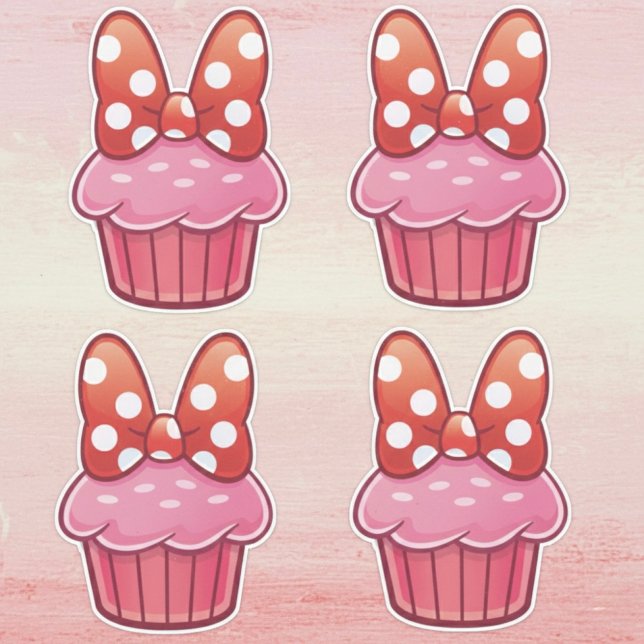 Cupcake-Aufkleber Aufkleber (Von Creator hochgeladen)