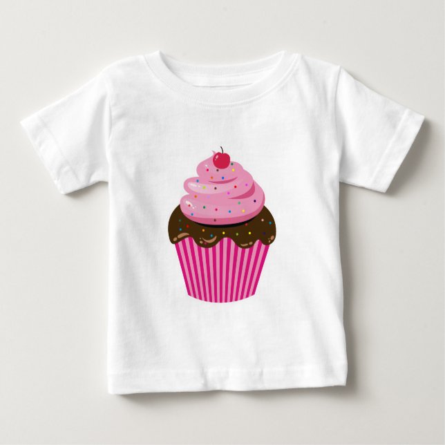 Cupcake Baby T-shirt (Vorderseite)