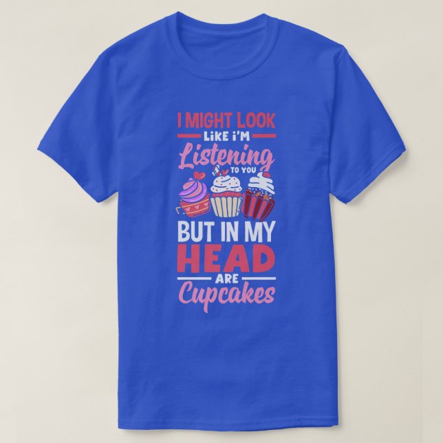 Cupcake Backbake Niedlich Bake Lover T-Shirt (Design vorne)