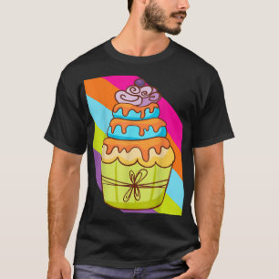 Cupcake Backen Bäckerei Bäcker Kuchen Essen Köstli T-Shirt