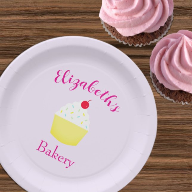 Cupcake-Backen-Geburtstag Pappteller (Von Creator hochgeladen)