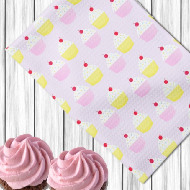 Cupcake Backen Geschirrtuch (Von Creator hochgeladen)