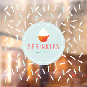 Cupcake Bäckerei - Falconeria Locarno Fensteraufkleber