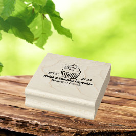 Cupcake Bäckerei Koch Catering Business Gummistempel