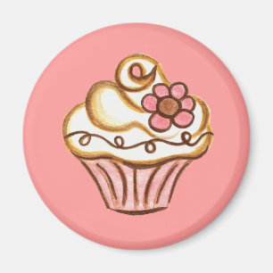 Cupcake-Bäckerei-Küchenmagnet Magnet