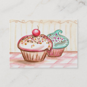 Cupcake-Bäckerei Visitenkarten Visitenkarte