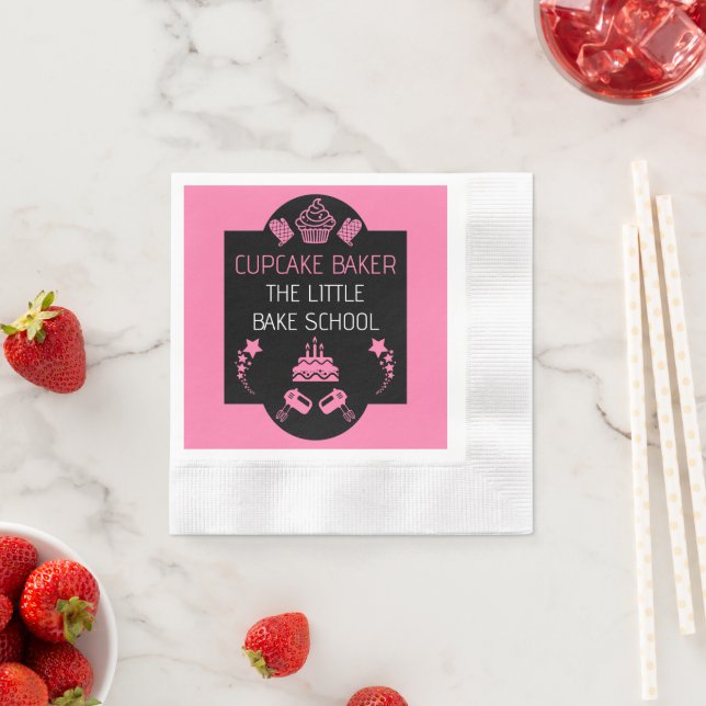 Cupcake Backkurs Serviette (Beispiel)