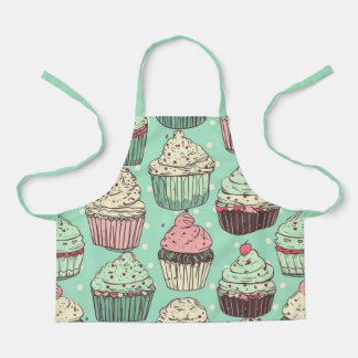 Cupcake Backspass für Kinder Kinder Schürze