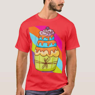 Cupcake Bake Bäckerei Bäckerei Kuchen Lebensmittel T-Shirt