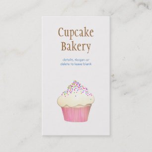 Cupcake Bake Business Card Visitenkarte