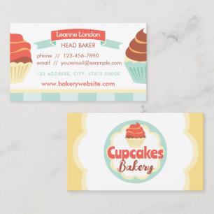 Cupcake Bake Business Card Visitenkarte