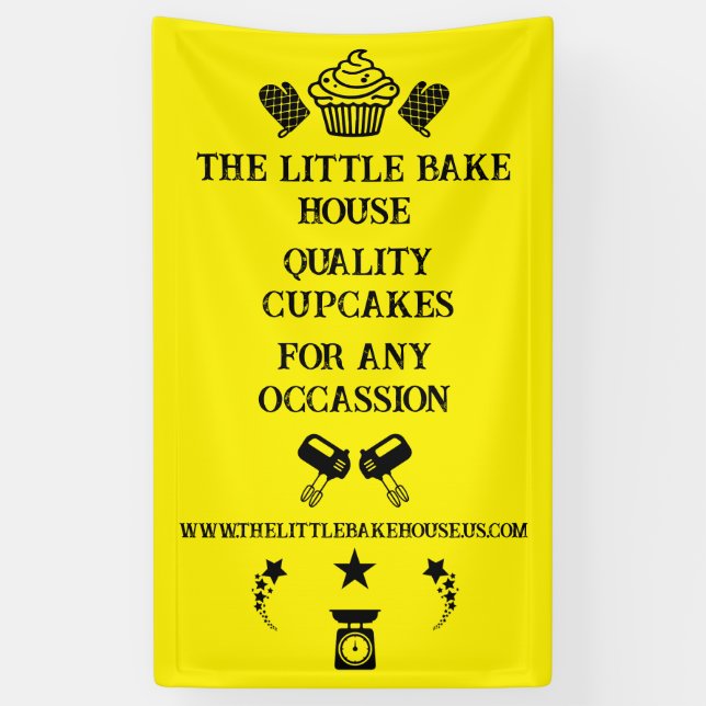 Cupcake Baker Banner (Vertikal)