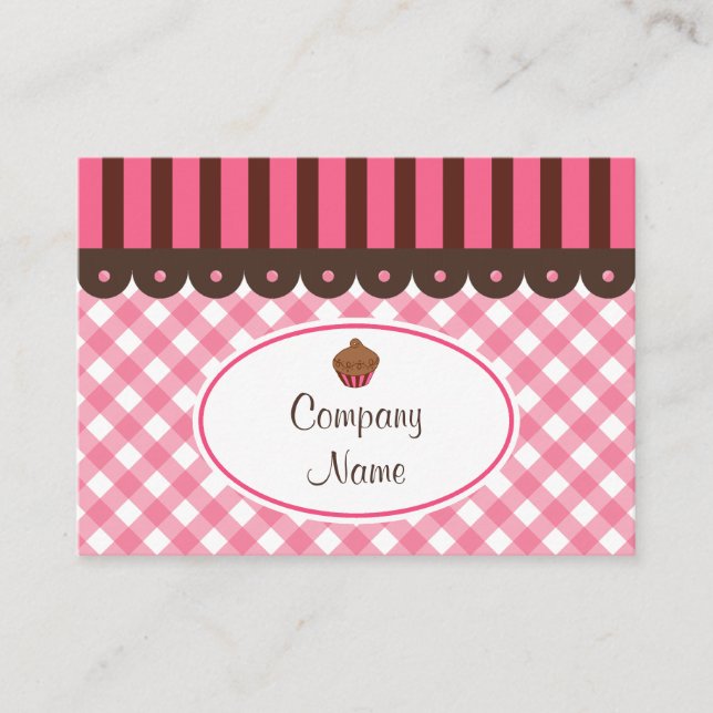 Cupcake Bakery Business Cards Visitenkarte (Vorderseite)