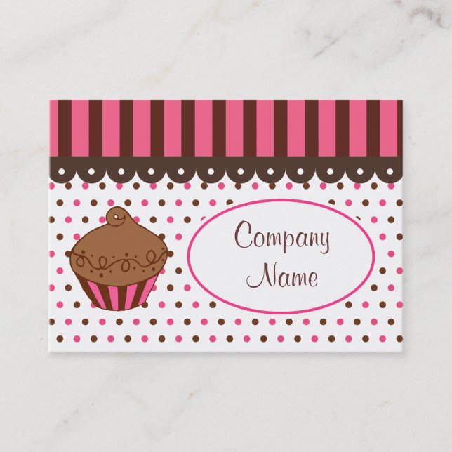 Cupcake Bakery Business Cards Visitenkarte (Vorderseite)