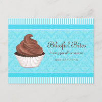 Cupcake Bakery Business Werbeaktion Postkarte