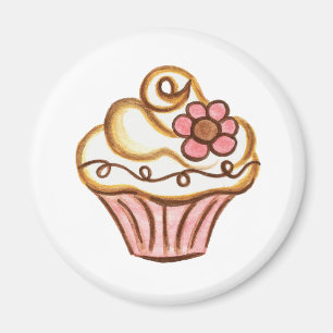 Cupcake Bakery Kitchenette Magnet