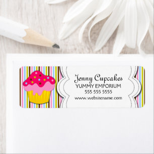 Cupcake Bakery Labels