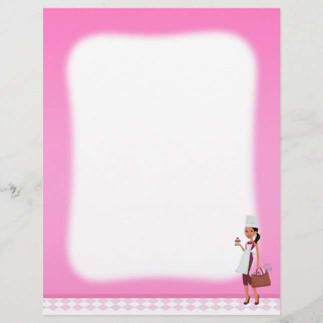Cupcake Bakery Letterhead American #1 (Vorderseite)