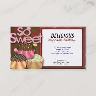 Cupcake Bakery Visitenkarte