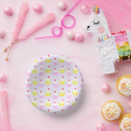 Cupcake Baking Birthday Pappteller