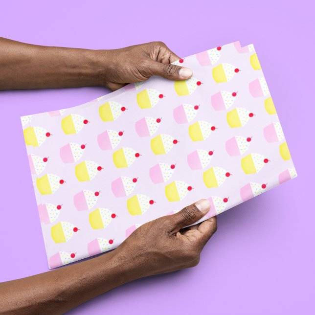 Cupcake Baking Birthday Seidenpapier (Von Creator hochgeladen)